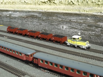 A Banverket Z65 with a coal train.