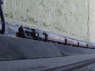 A steam special train at the end of the weekend.
