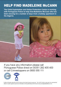 Help find Madeleine McCann!