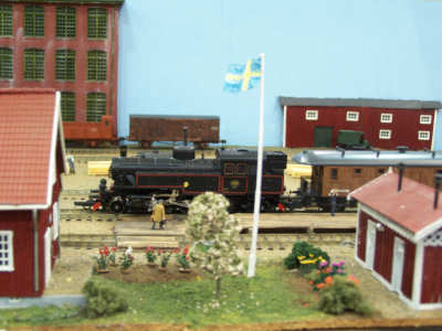 Steam train at Sm�torp